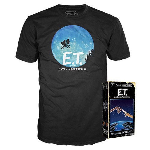 ファンコ ホームビデオ E.T. VHS パッケージ Tシャツ XL
