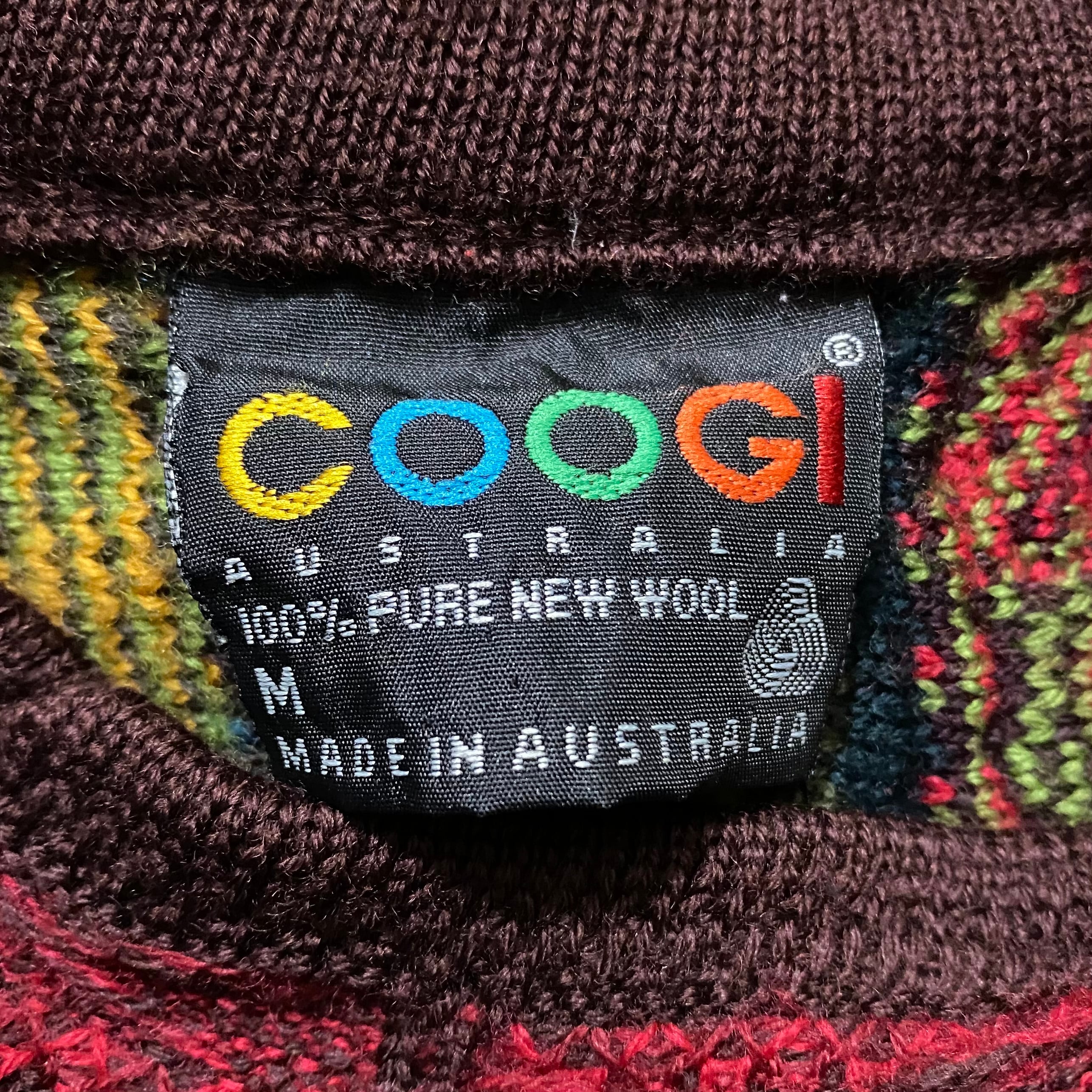 vintage COOGI 3D wool crew neck sweater | NOIR ONLINE
