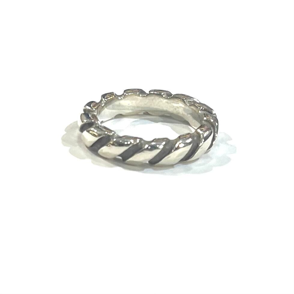 TIFFANY&CO】2212 立体ツイスト ロープ ねじりリング 12号