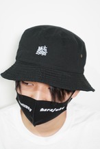 WHITE COLOR INCEPT Logo Bucket Hat