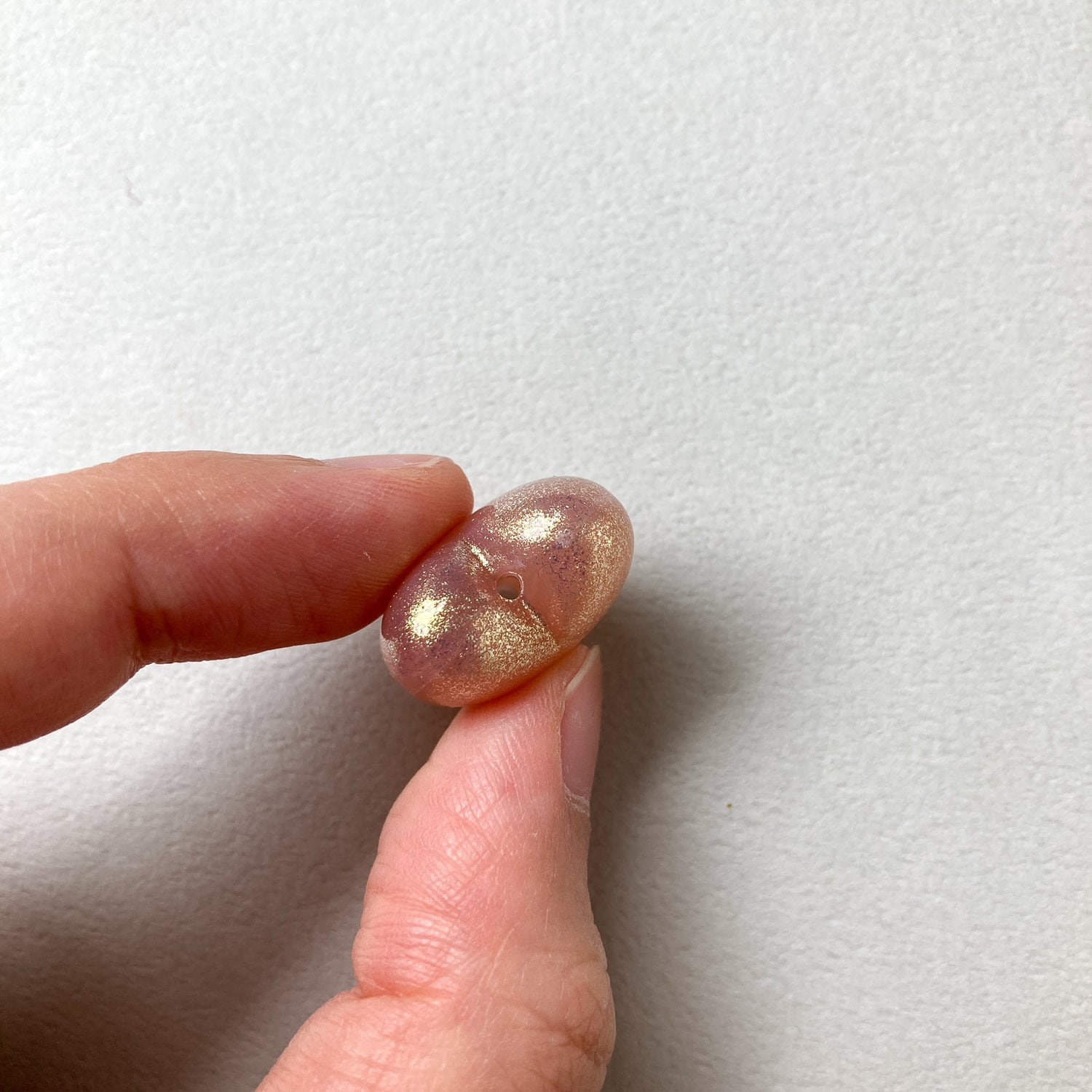 ぷっくりマーブルラメ入りカラーハートビーズ | Dua-アクセサリー