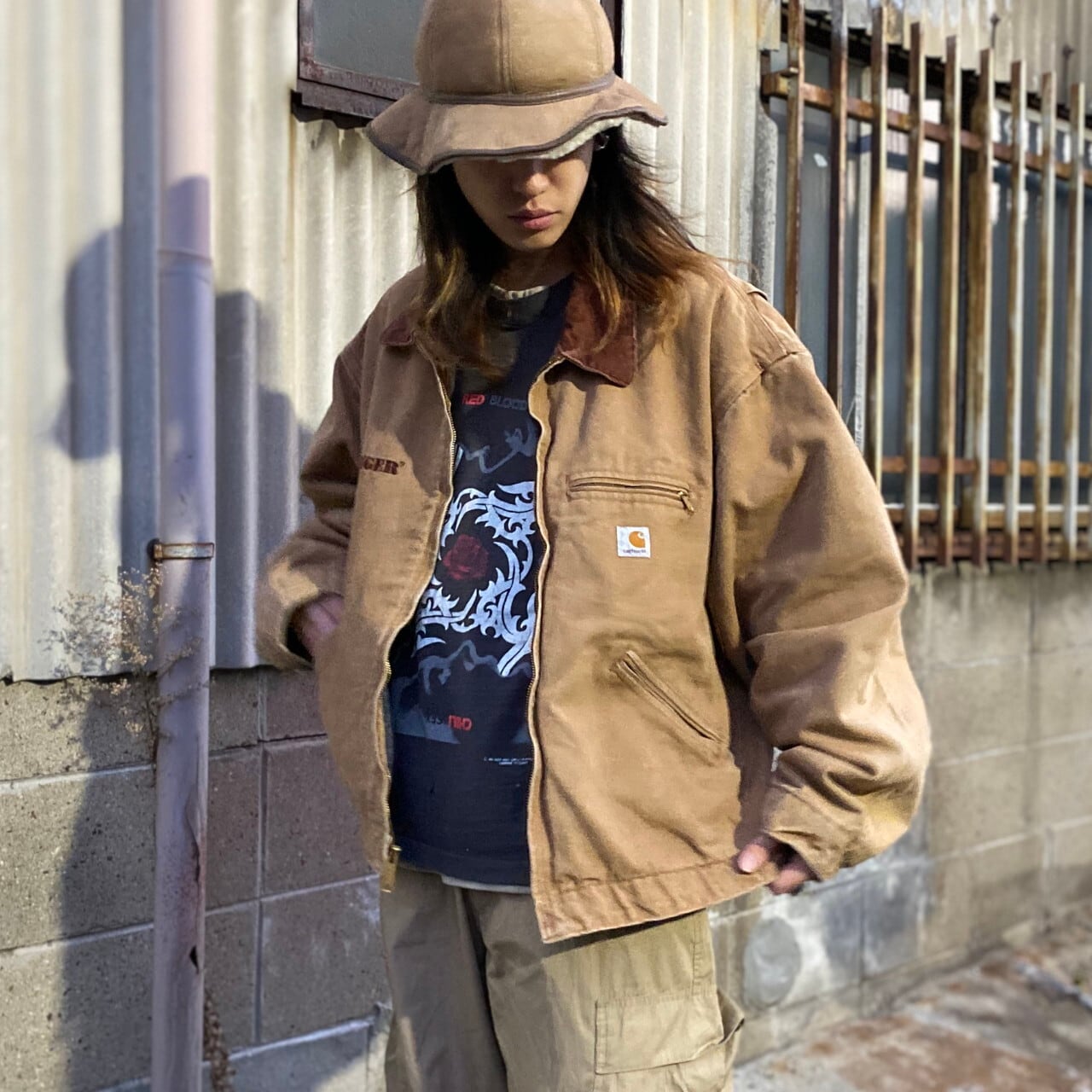 ビッグサイズ 90年代 ビンテージ USA製 Carhartt カーハート ...