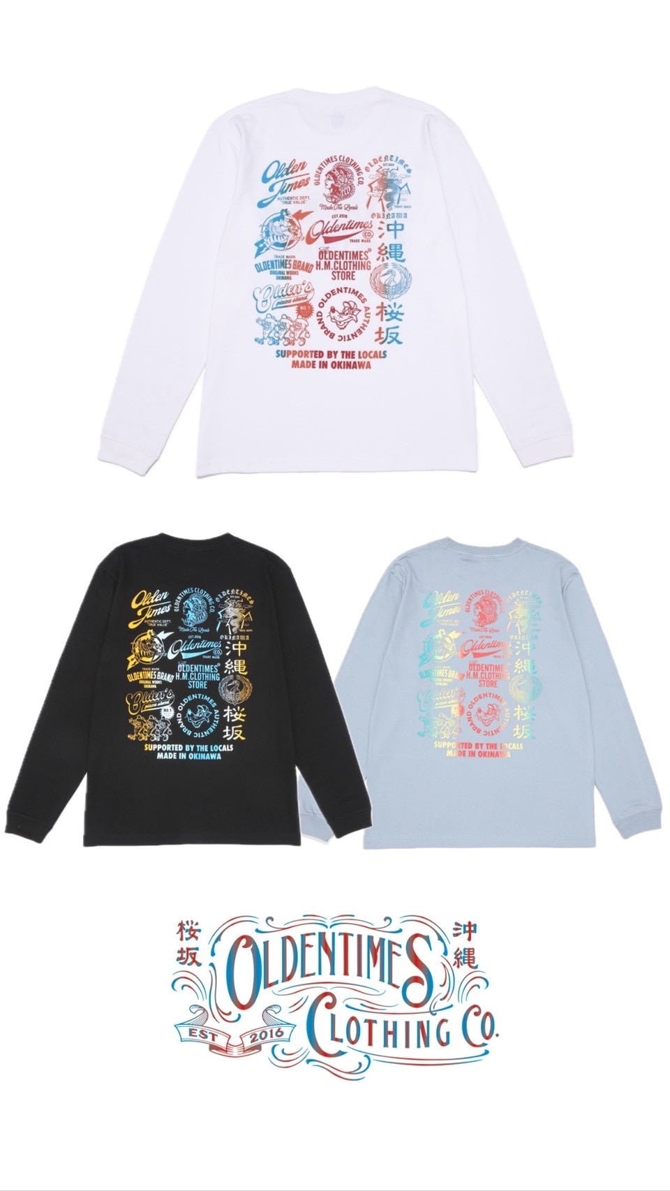 【3月7日(土)午前10時より販売開始】FLASH GRADATION L/S TEE