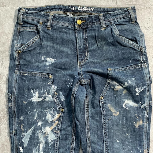 10s デニム ダブルニー カーハート Carhartt W30 L31 詳細写真4