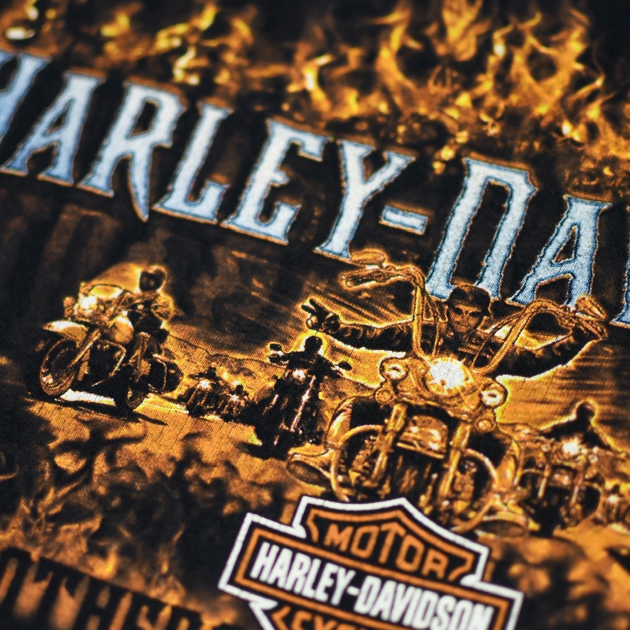 Harley-Davidson Crawfish print tee