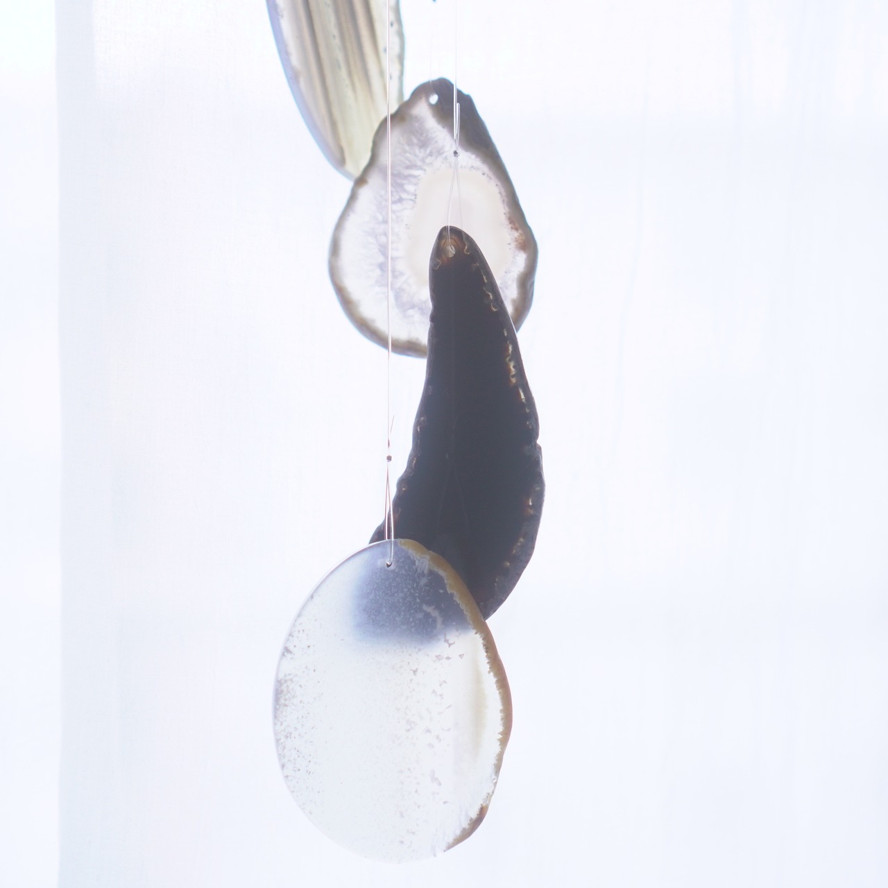 Lunar Eclipse 02 - アゲートヒーリングチャイム / Agate Sun Catcher Wind Chime 407