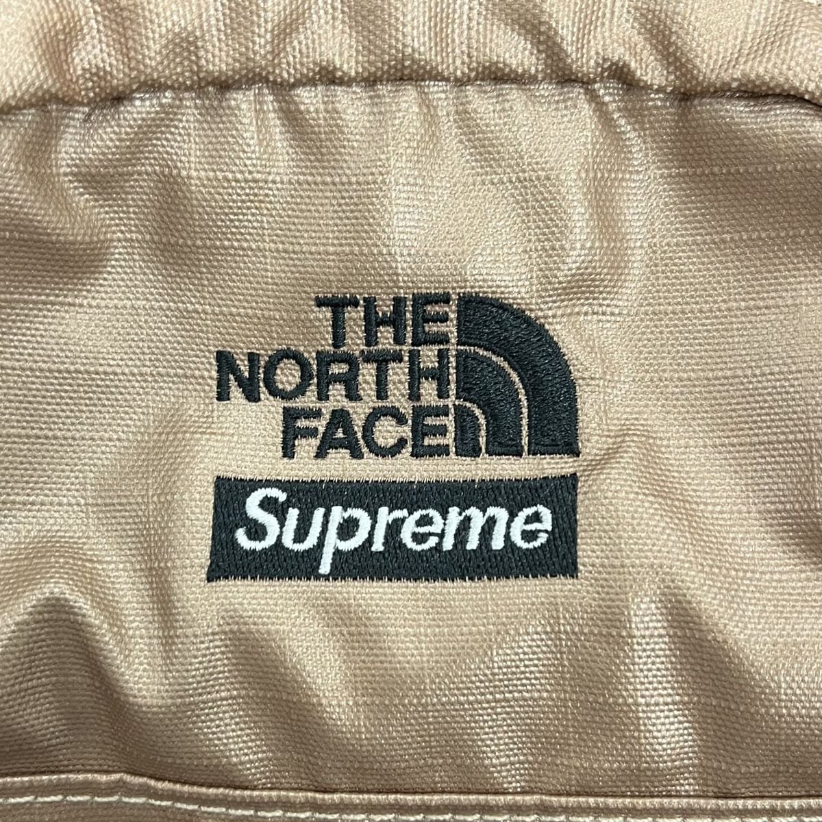 supreme north face ショルダーバッグ ゴールド