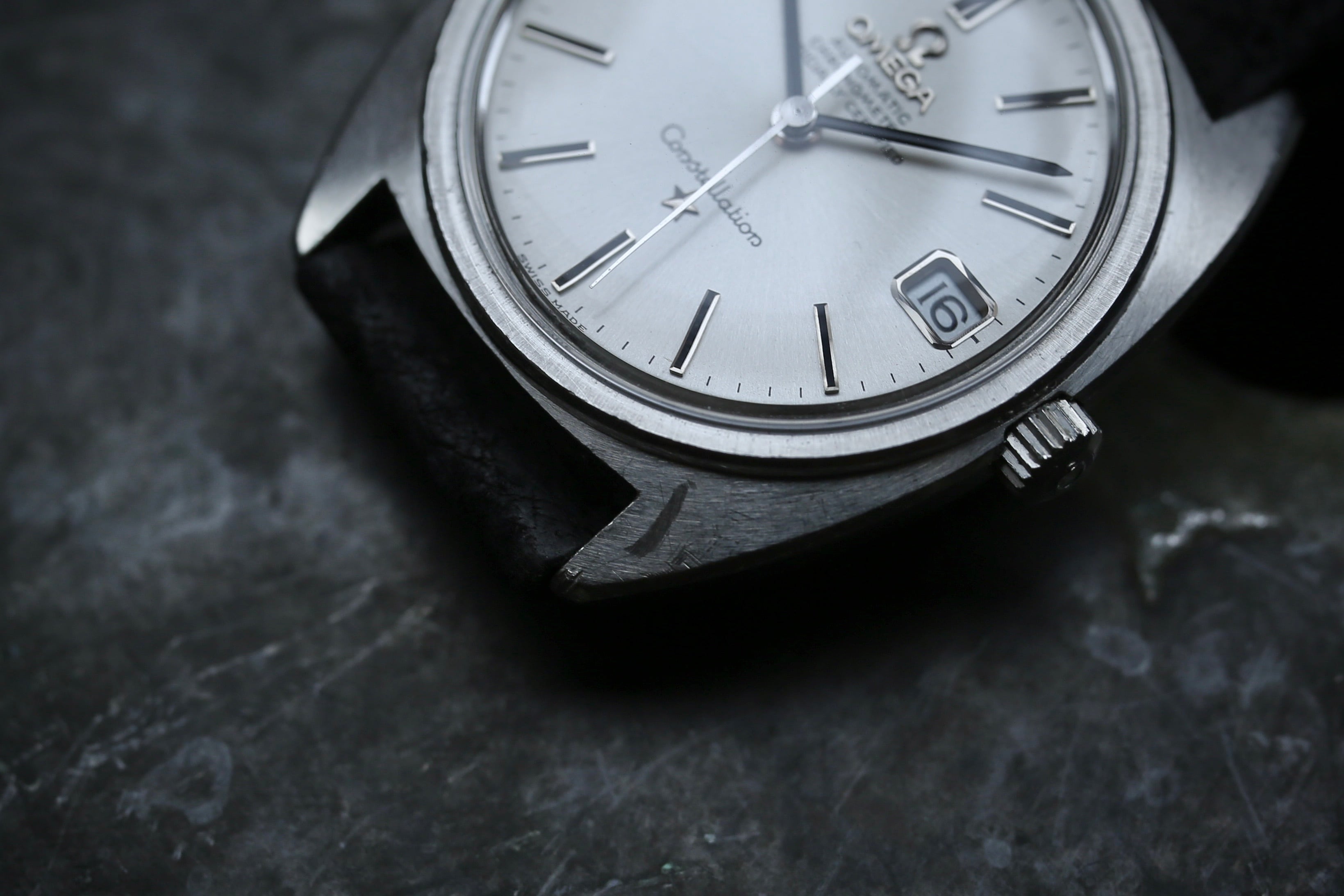 OMEGA】 1970年製 オメガ コンステレーション Cライン フラットベゼル