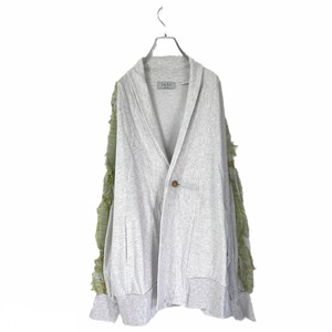 DOLMAN Cardigan green (inbi 20ss sample)