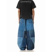 ストリート 3Dプリント デニムパンツ P350