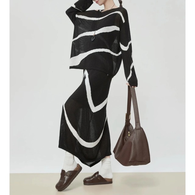 Abstract knit setup C1330