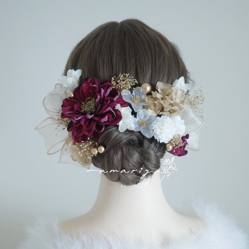 髪飾り バイオレッドゴールド