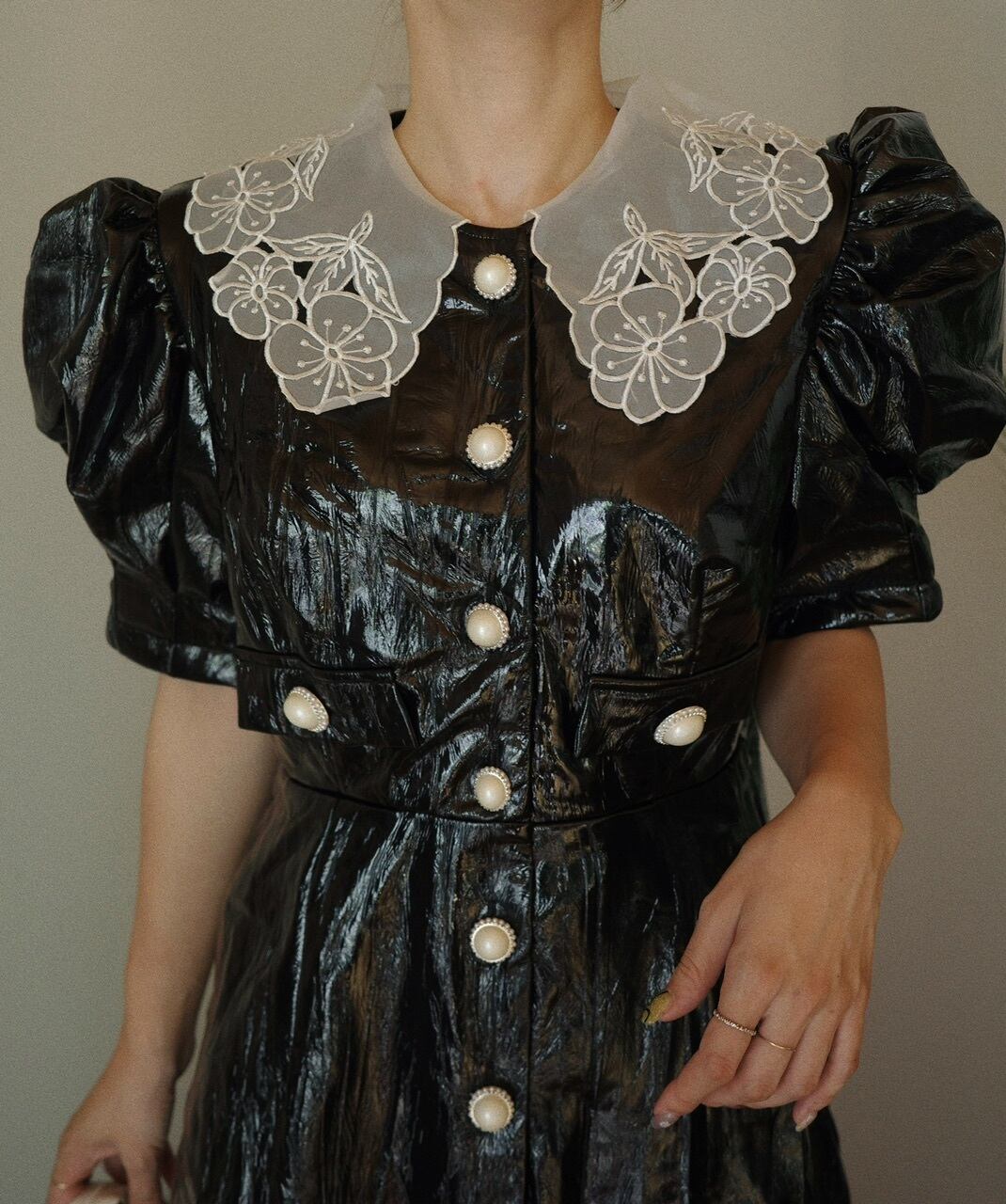 sister jane】Lunette PU Midi Dress | osrsofficial