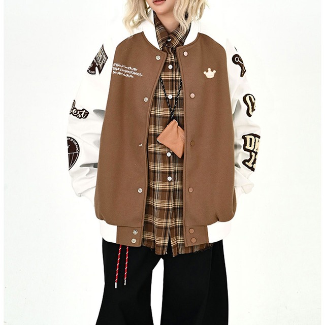 ビッグロゴカレッジスタジャン 2col R01002