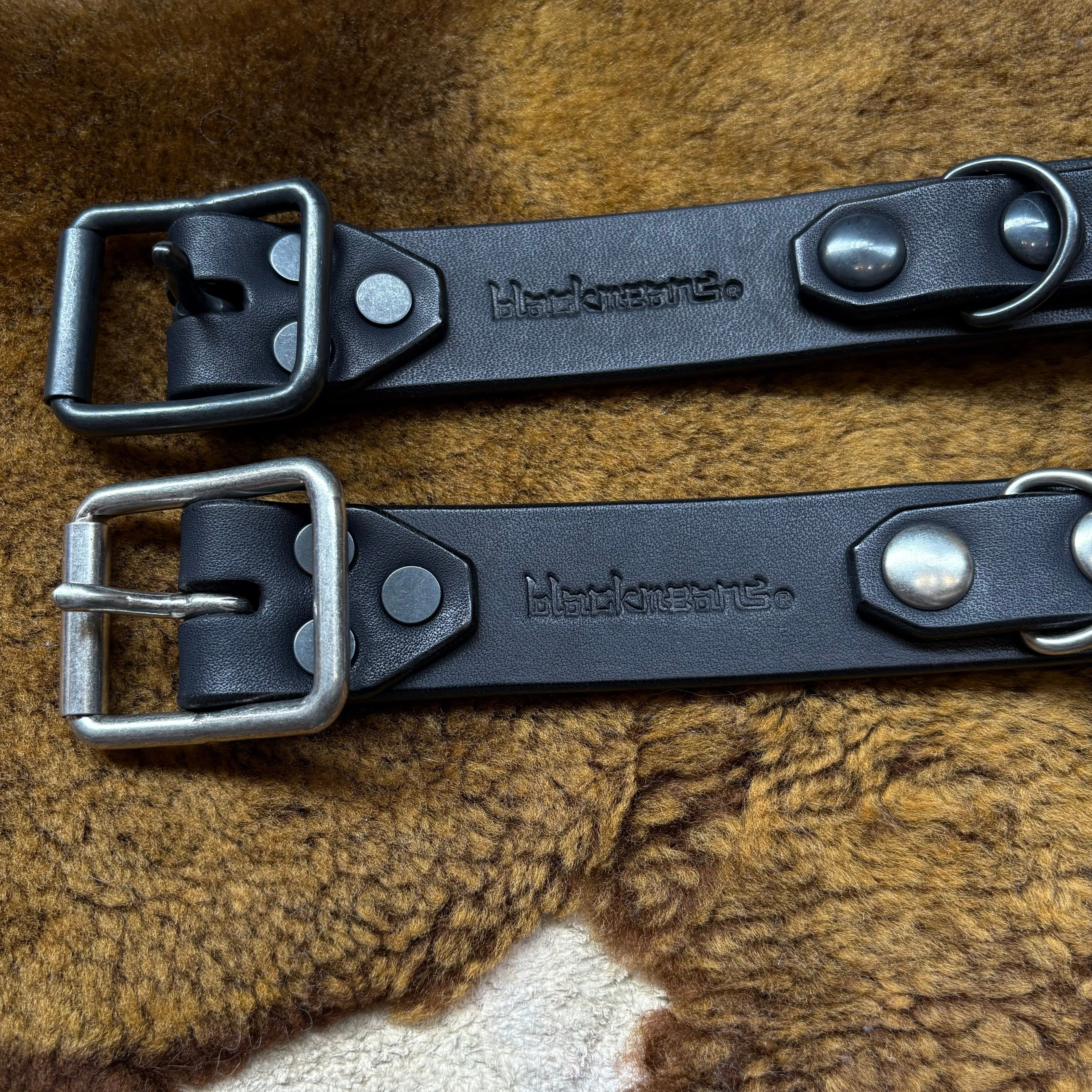 【BLACKMEANS】D RING CONCHO LEATHER BELT BLACKMEANS】D RING CONCHO LEATHER BELT Hellbent O-ring and Concho