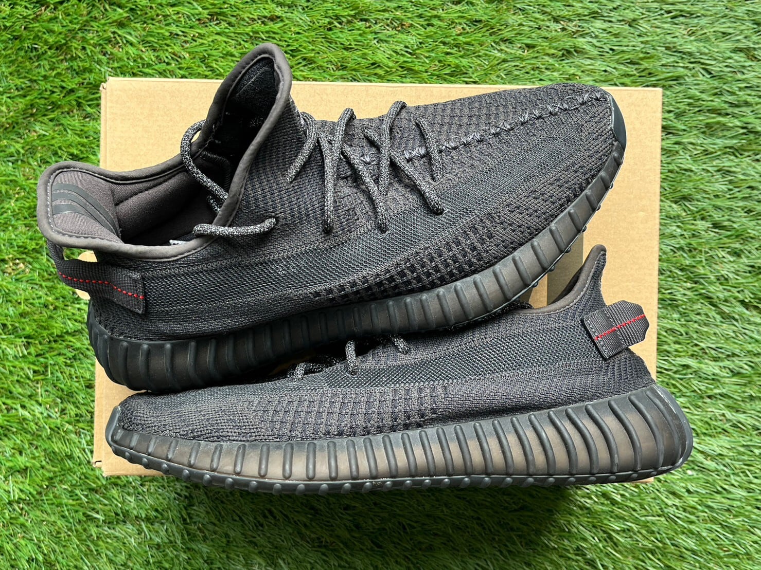 adidas YEEZY BOOST 350 V2 BLACK STATIC FU9006 28.5cm 02150 | BRAND  