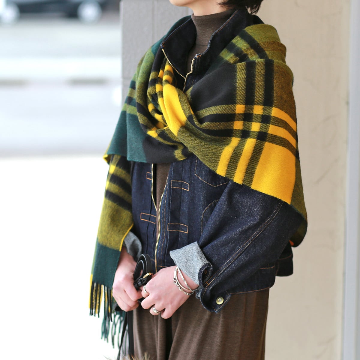 Joshua Ellis (ジョシュアエリス) カシミア ストール