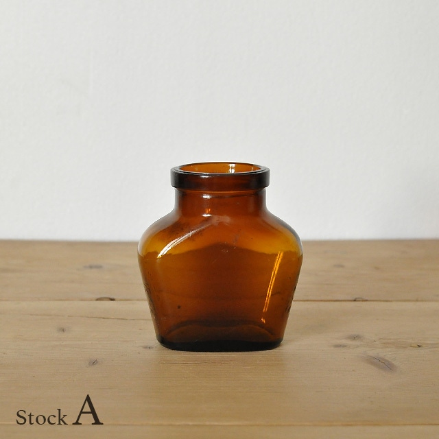 Amber Glass Bottle L【A】 / アンバー ガラス ボトル / 1911-0171-7A