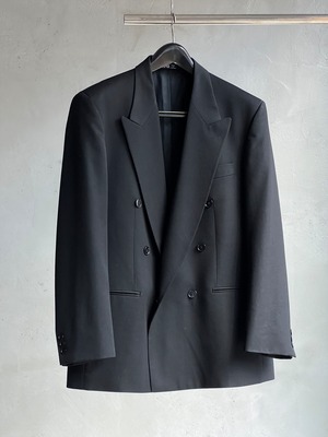 80s ダブルブレステッドテーラードジャケット