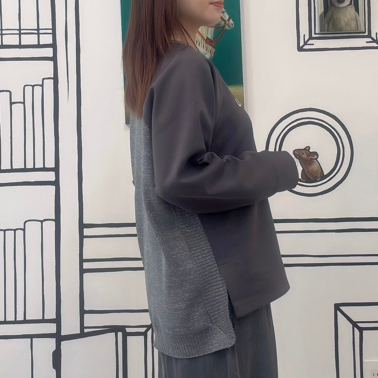 33℃　bc601703　ラメニットリブ スパンコールロゴポンチpo