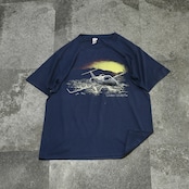 90's fade Gates Learjet55 print tee