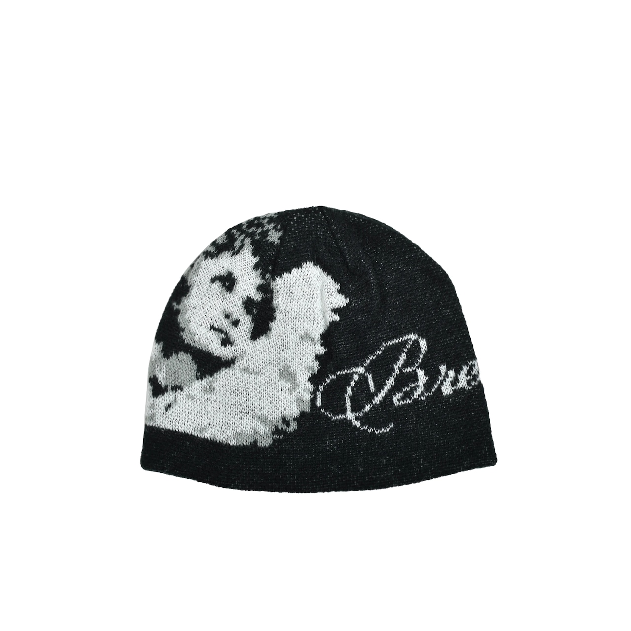 BREATH / angel mohair beanie black