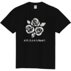 26AWバラロゴTシャツ・ブラックホワイト