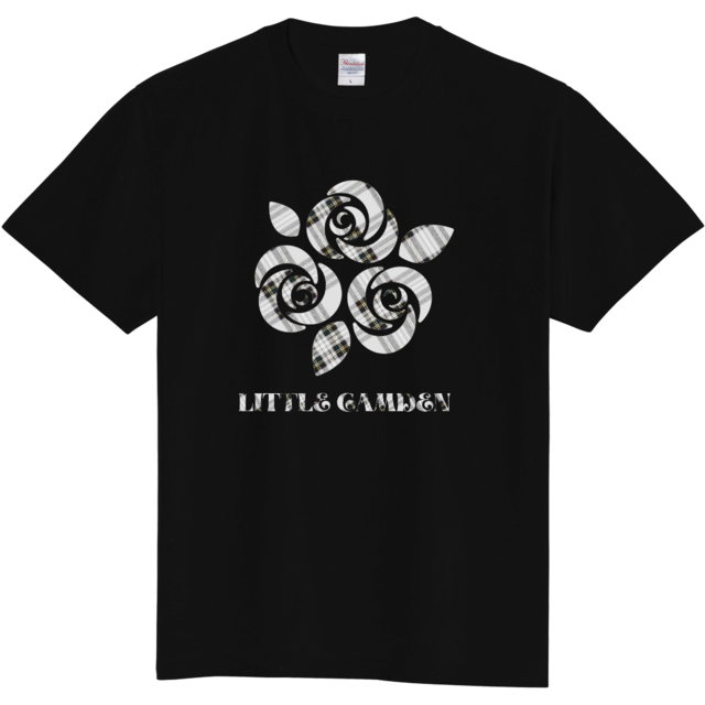 26AWバラロゴTシャツ・ブラックホワイト