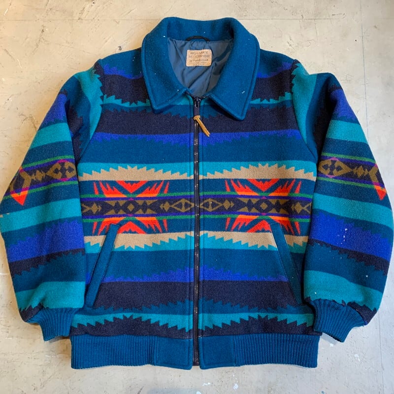 希少 80年代 アメリカ 製 pendleton ネイティブ 柄 ローブ ガウン