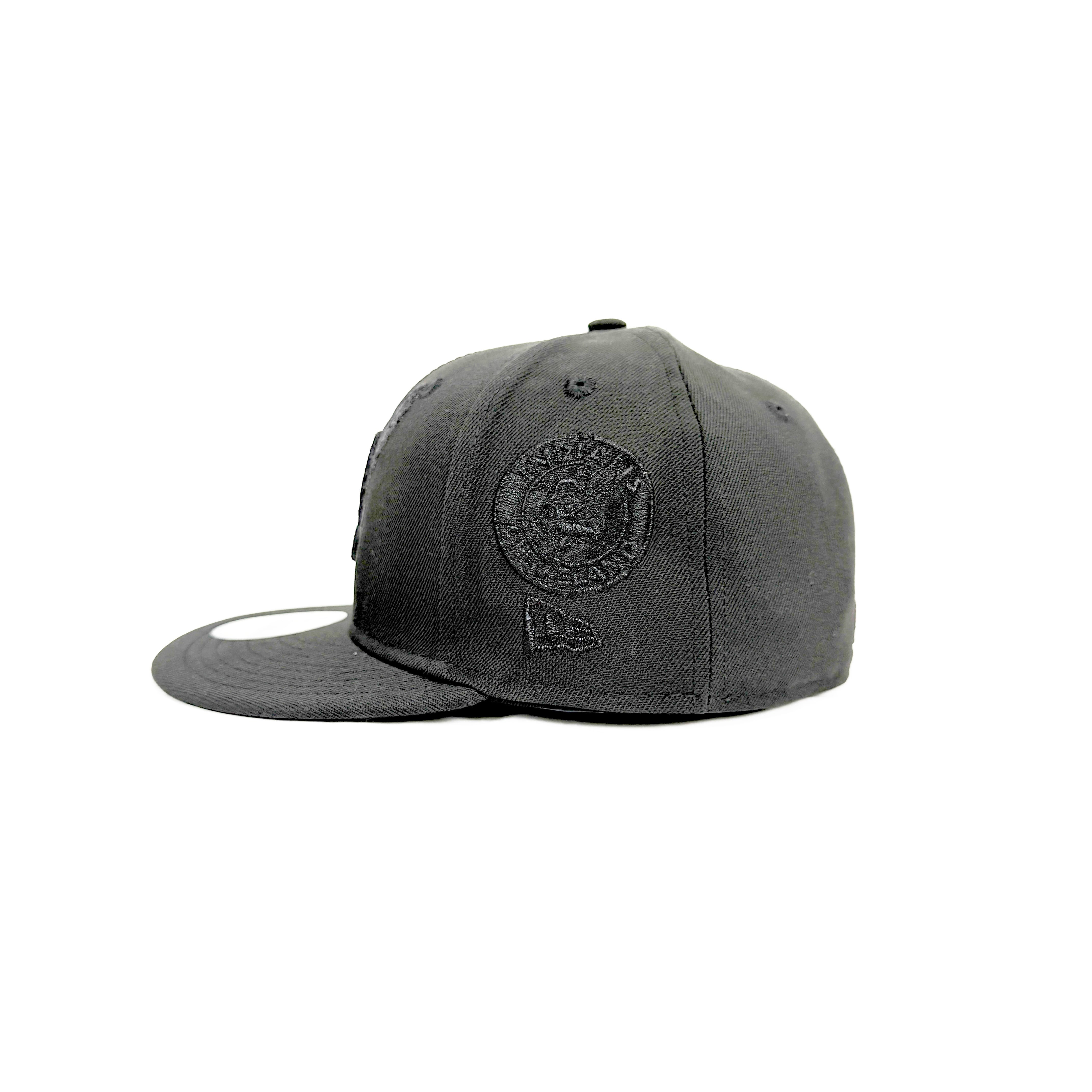 W logo All black Chief Wahoo Cleveland Indians 100th anniversary
