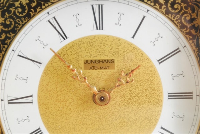 ドイツ製 JUNGHANS 木製 置き時計 ユンハンス ヴィンテージ キャリッジ 