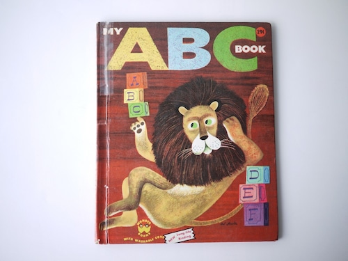 ヴィンテージミニ絵本　my ABC book　 英語図書