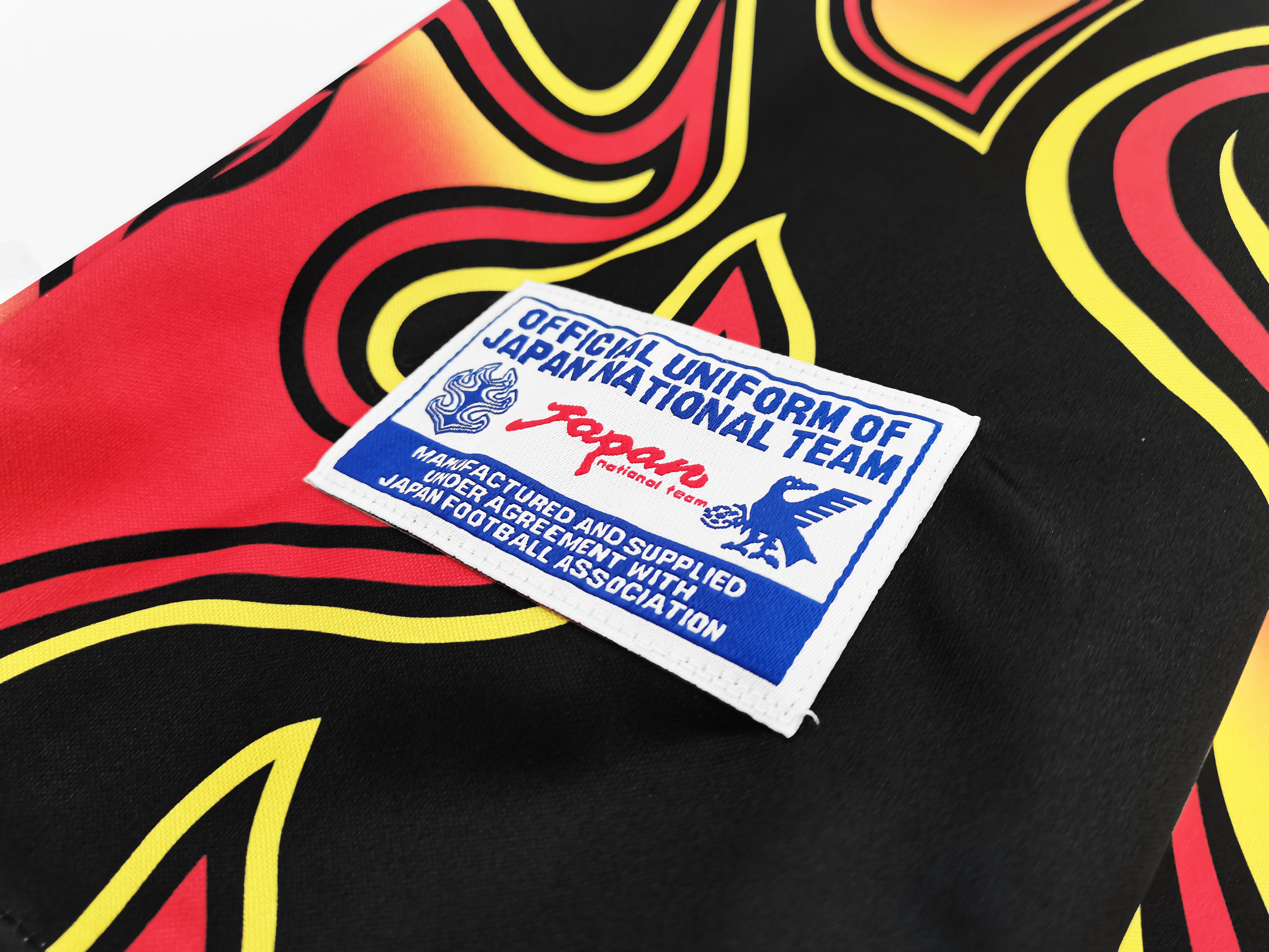 1998 Japan Red Flame Goalkeeper Retro Long Sleeve Jersey 1998 日本