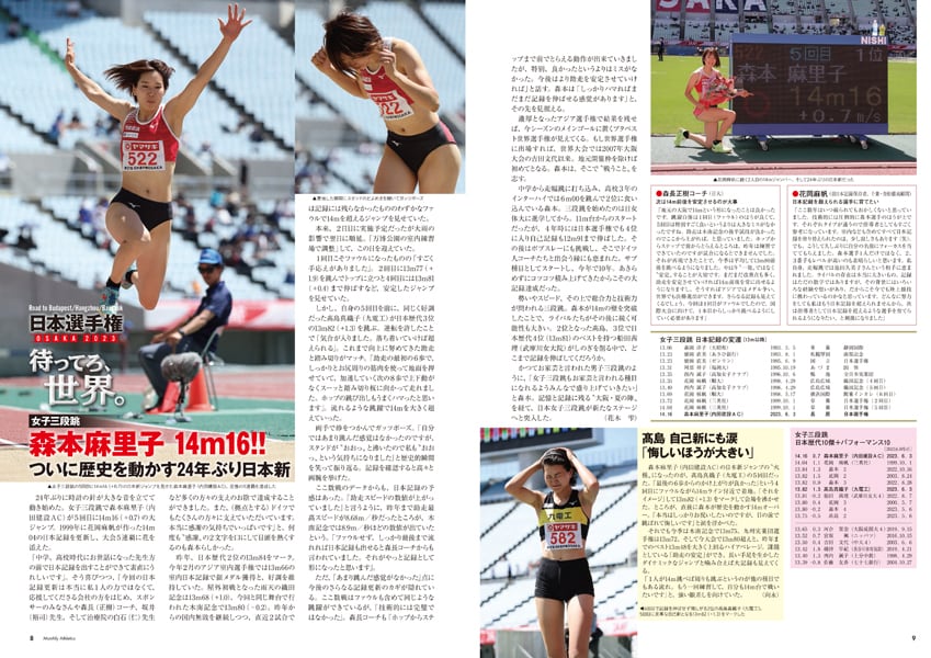 月刊陸上競技2023年7月号 | 月刊陸上競技ウェブショップ