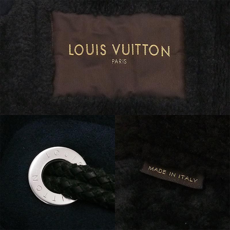 ルイ・ヴィトン LOUIS VUITTON ムートン バックスキン ダッフルコート