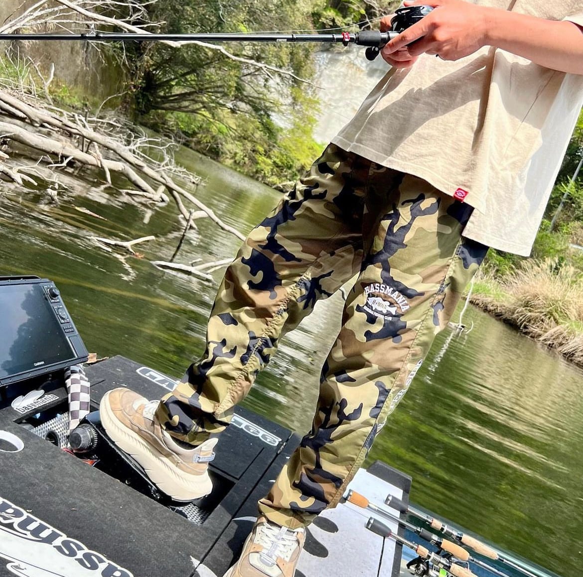 珍品 US輸入【L】アメリカンイーグル アウトドア 極太ナイロンカーゴ