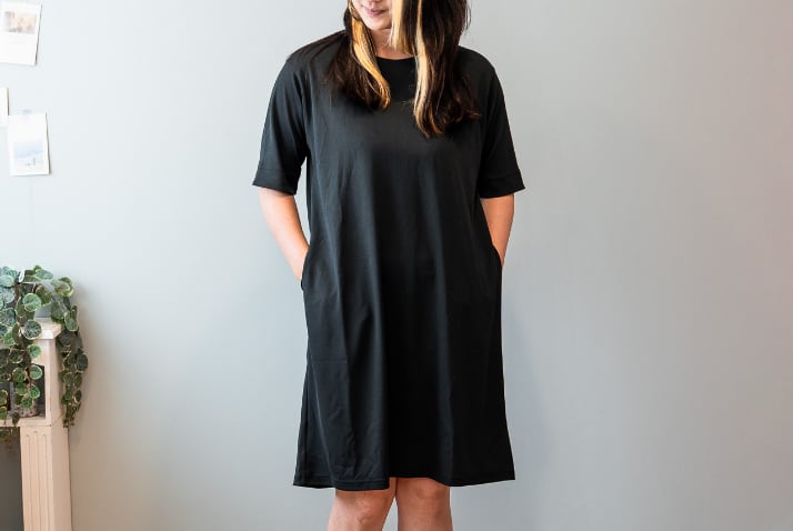 レディースワンピース 複合鉱石粉&高機能消臭生地