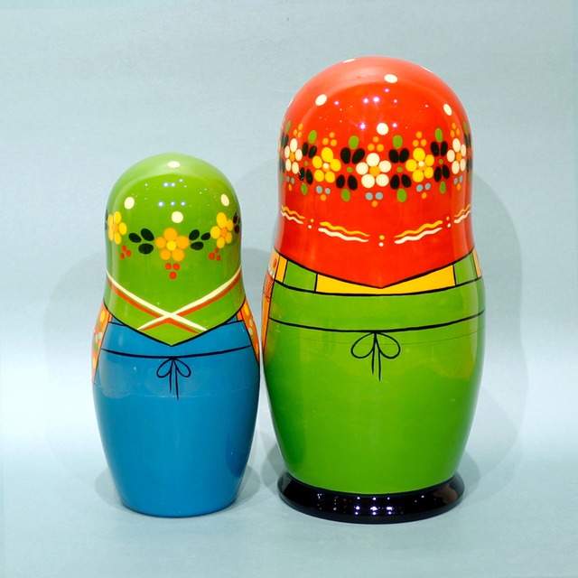 エレナ・パンキーワ作 マトリョーシカ 5個型