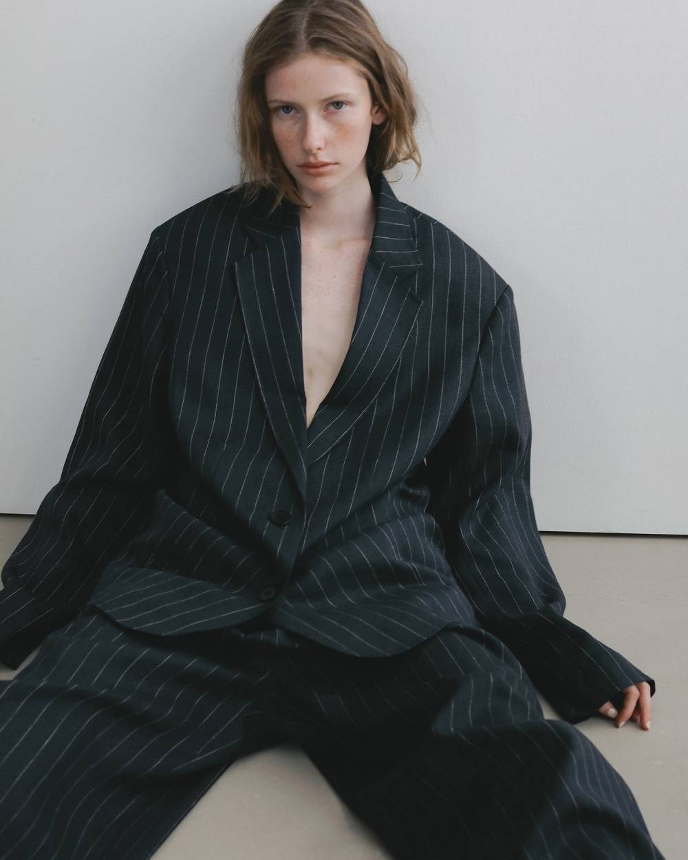 anuke アンヌーク Over Linen Jacket 62610104 (NVY) | ANERCA & L.I.V