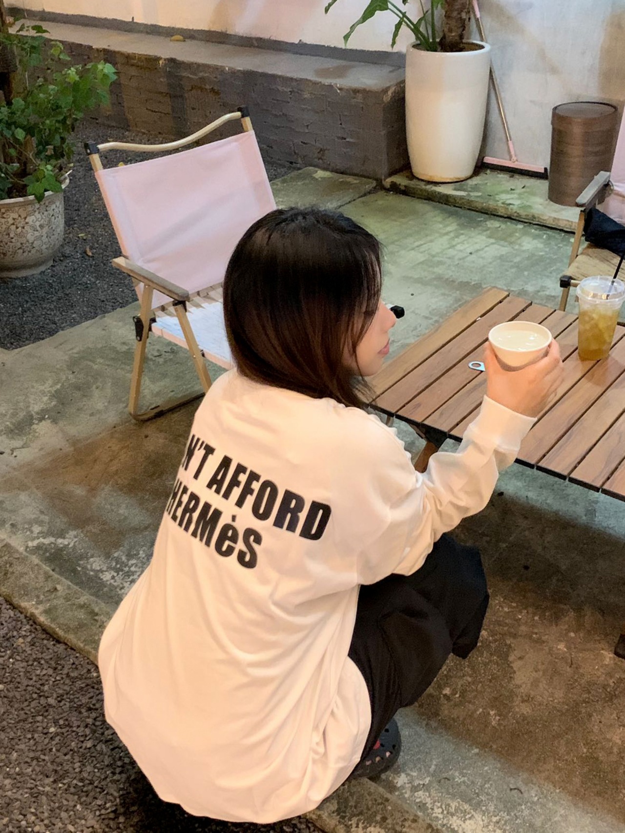 PLTH Statement Back Print Oversize Long Tee（ステートメント バックプリント オーバーサイズ ロンT）