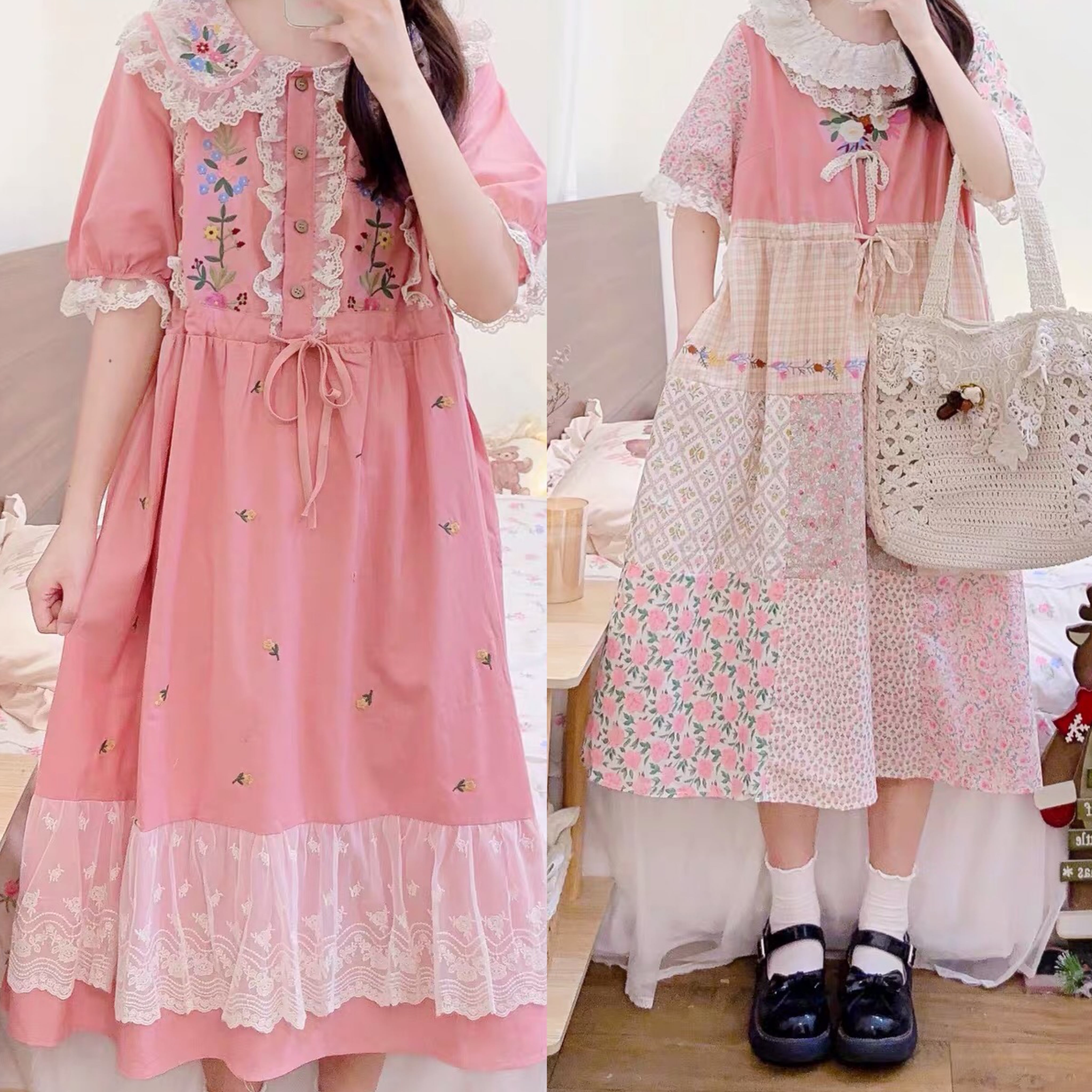 ワンピース ワンピース 黄色 ワンピース ピンク 赤 ワンピース 花柄