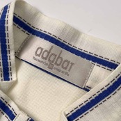 adabat アダバット ヘンリーネック 鹿の子 半袖シャツ トップス 2/アイボリー系 レディース ゴルフ