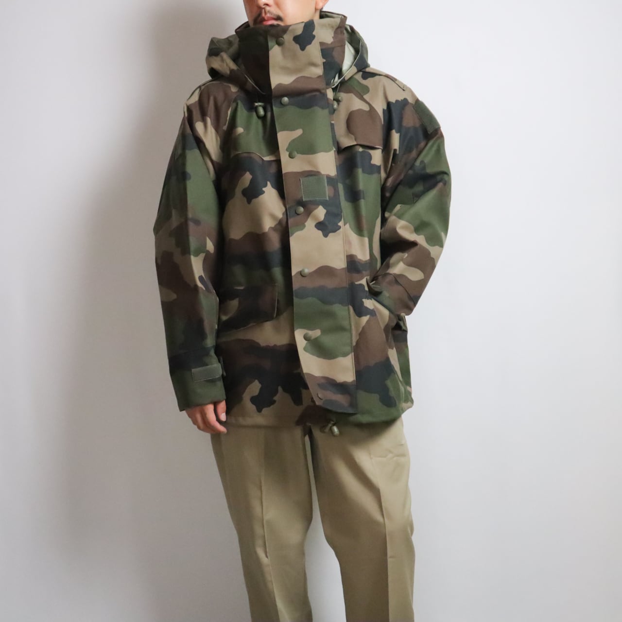 DEAD STOCK】FRENCH ARMY CCE CAMO WATERPROOF FIELD JACKET フランス ...