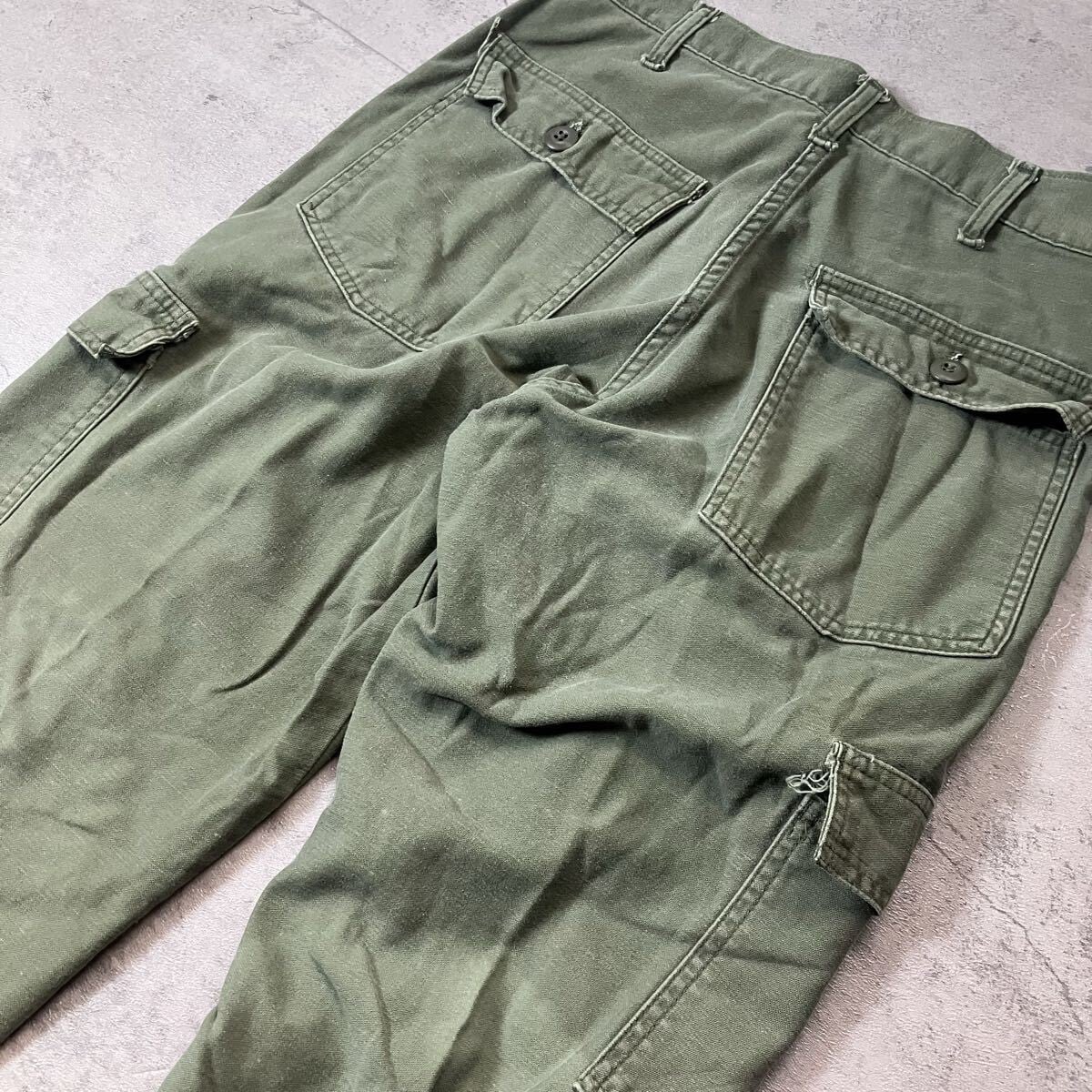 US ARMY OG-107 ベイカーパンツ YKK ZIP ミリタリー 民間品 30x28