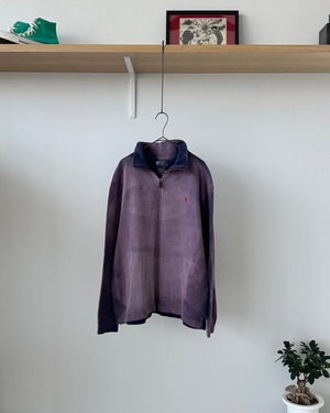 -Polo by Ralph Lauren- Vintage 90s L Half zip sweater