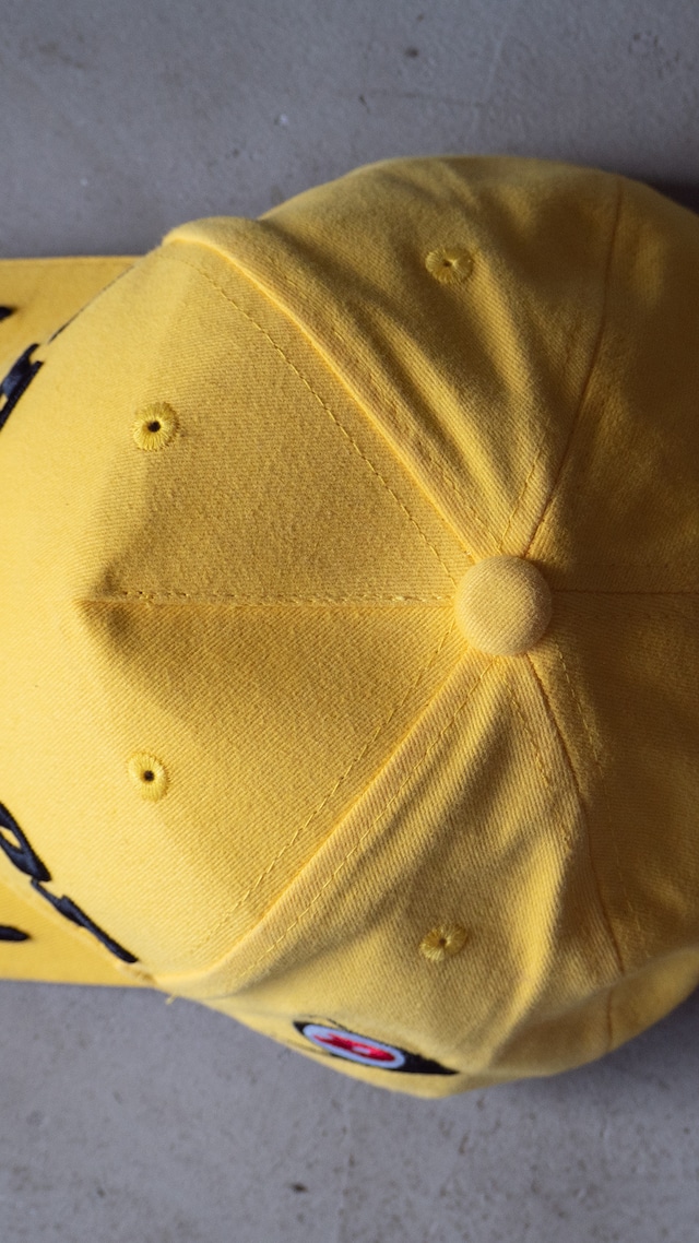 "DUNLOP" used Yellow embroidery cap