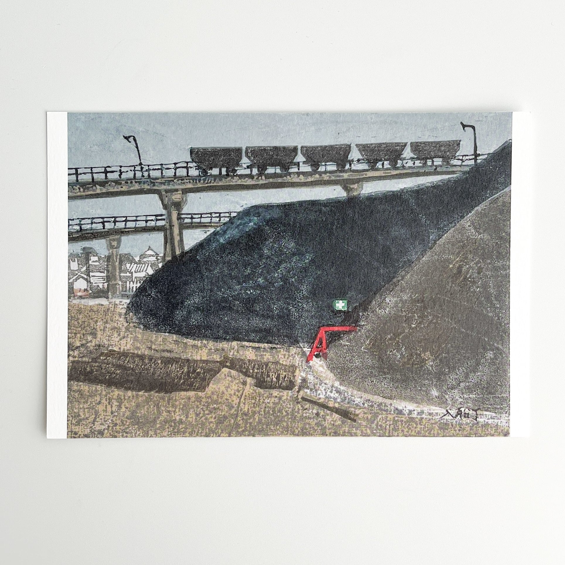 江上茂雄 ポストカード 入船丁 ＜この場所の風景展＞ | hmm, by 東京都