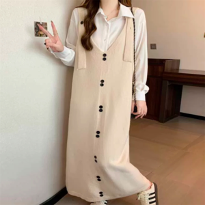 【送料無料】 ジャンパースカート 4色 サロペット アンクル丈 マキシ丈 フレア Aライン ボタン 厚手 ニット あったか 温かい かわいい 大人可愛い きれいめ シンプル カジュアル 大人 上品 おしゃれ お洒落 こなれ感 ラフ 抜け感 レディライク ガーリー 無地 冬 30代 40代 レディース 女性用 ママ服 マタニティ デート お出かけ お呼ばれ 休日 アウトドア お茶会 女子会 授業参観 誕生日会 着回し 普段使い ファッション コーデ スタイル 楽ちん 定番 プチプラ 着痩せ 垢抜け