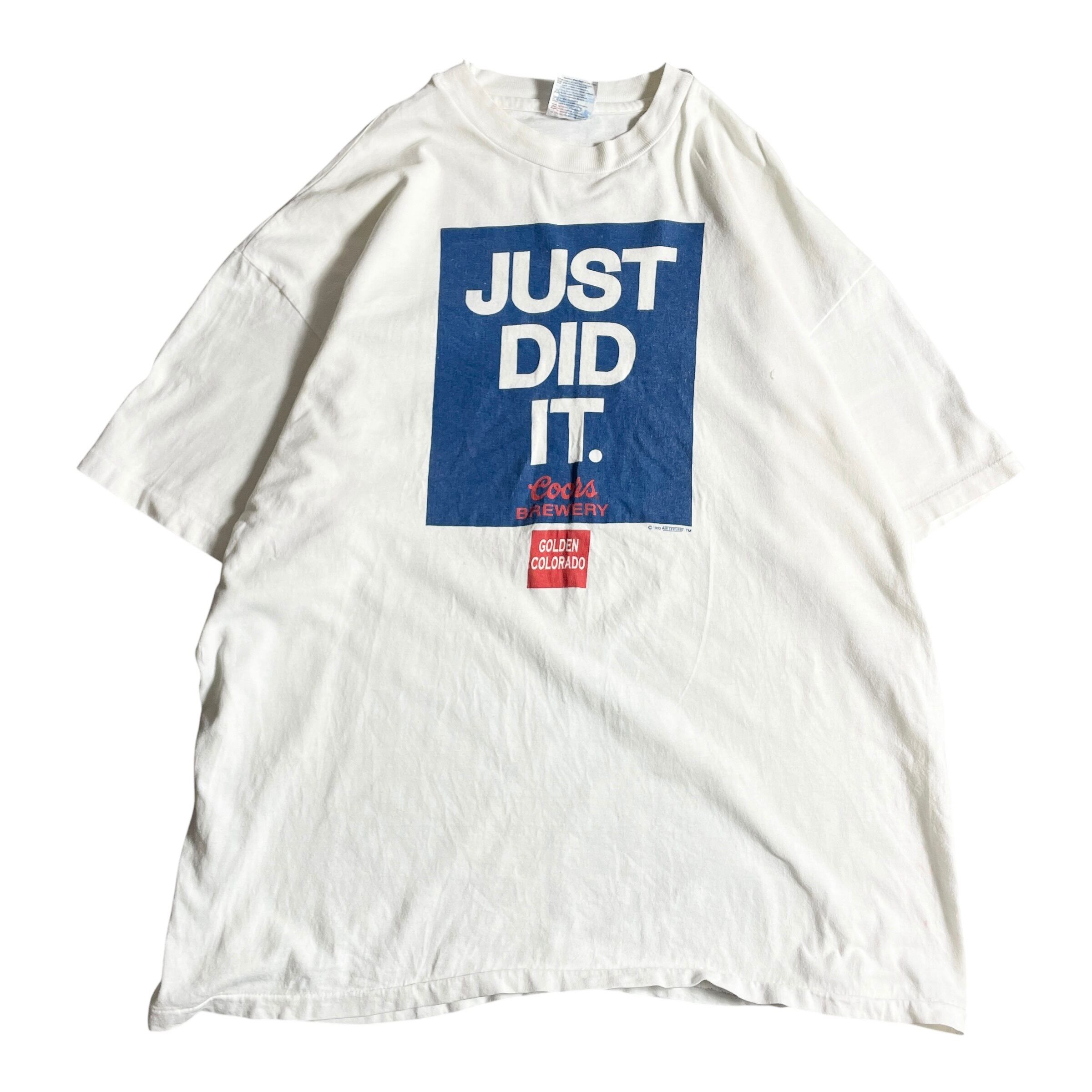 90s USA製 NIKEパロディ ビール会社 企業 Tシャツvintage