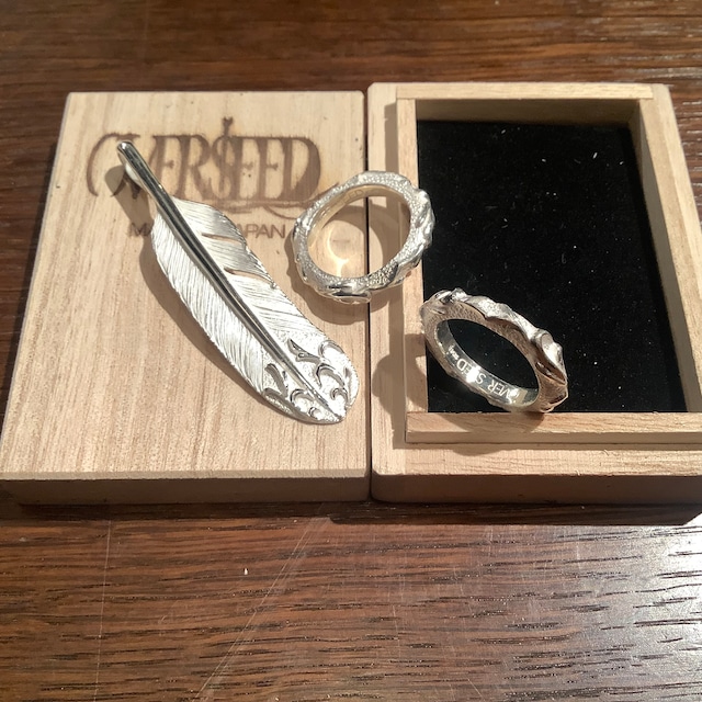 OverSeed オーバーシード　Eagle Feather Ring Indian Jewelry